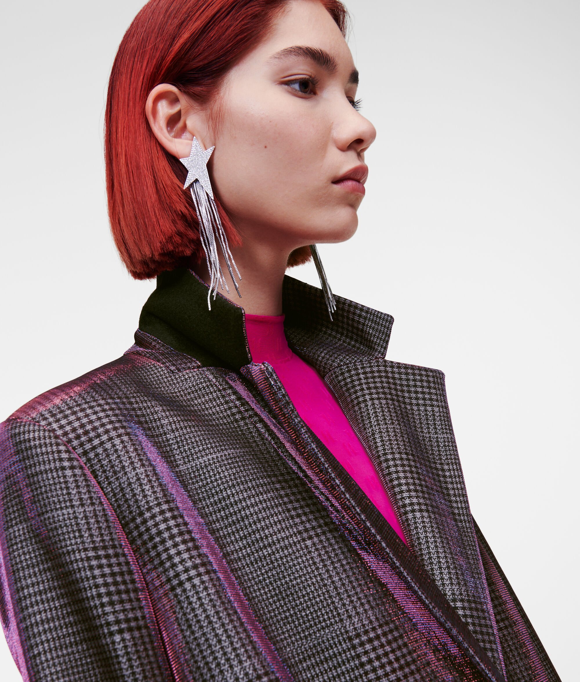 (image for) Streamlined IRIDESCENT TAILORED COAT